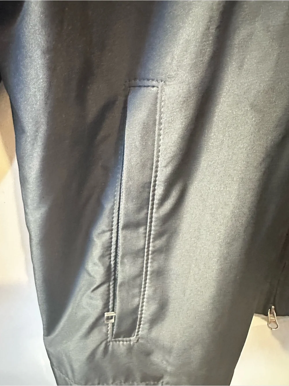 Banana Republic Men's Black Lightweight Zip-Front Jacket
